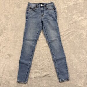Aeropostale Women's Jeans High Rise Jegging Size 00 Denim Youth Juniors